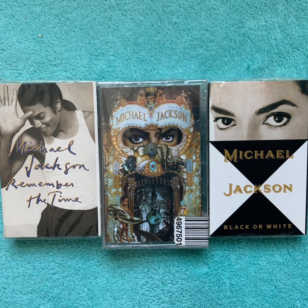 Michael Jackson vintage Cassette Bundle Still Sealed
